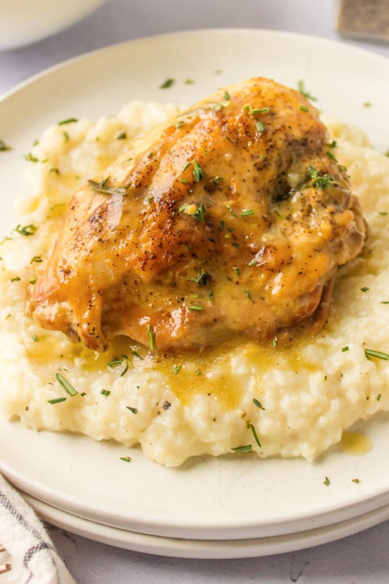 Slow Cooker Garlic Chicken